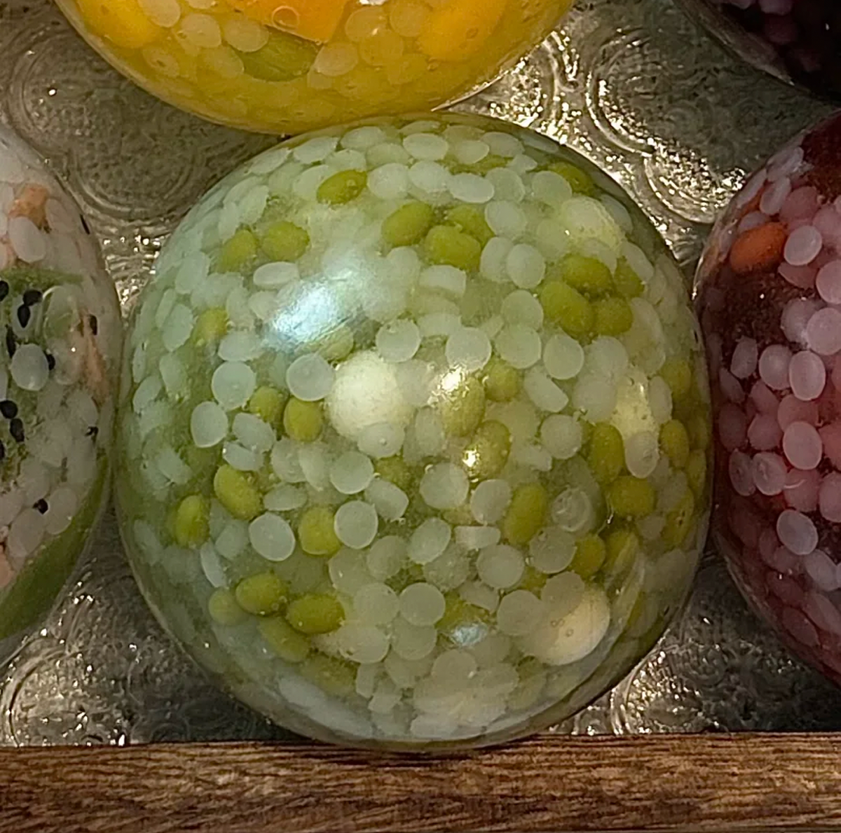 食べ物系デザイン ハンドメイドボール ゴム質触感