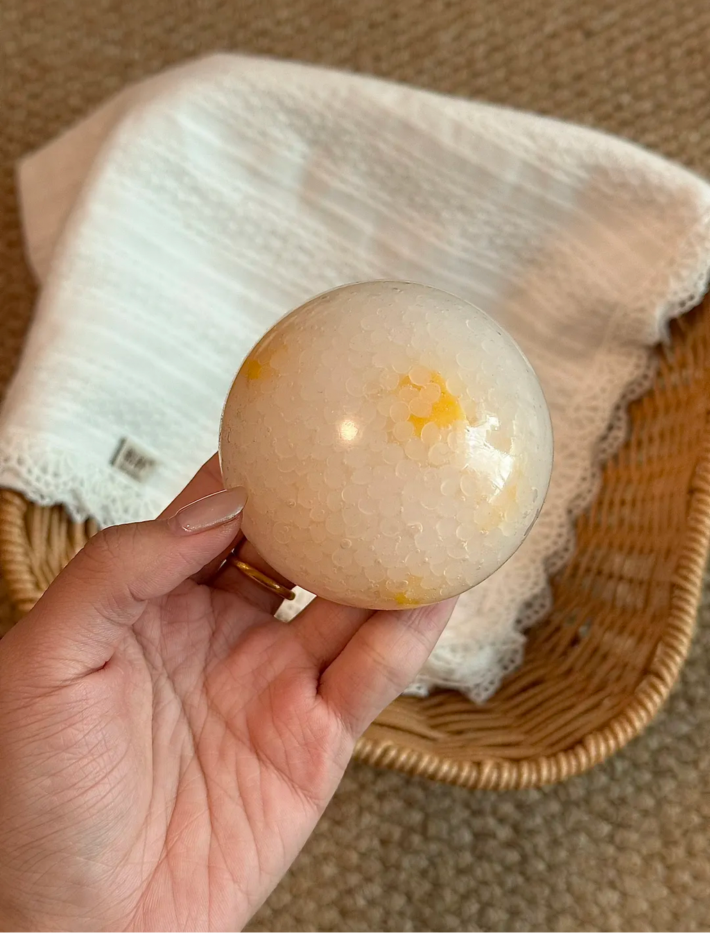 食べ物系デザイン ハンドメイドボール ゴム質触感