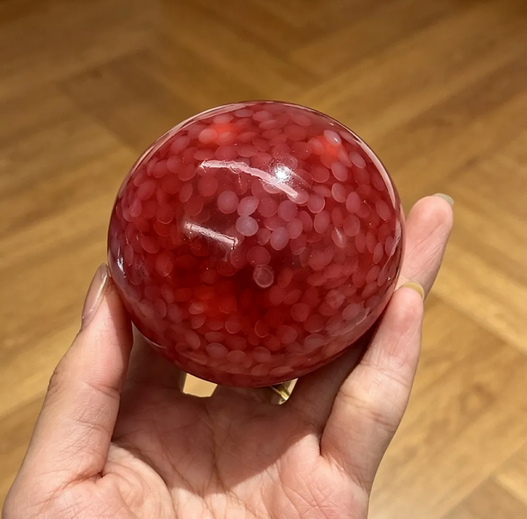 食べ物系デザイン ハンドメイドボール ゴム質触感