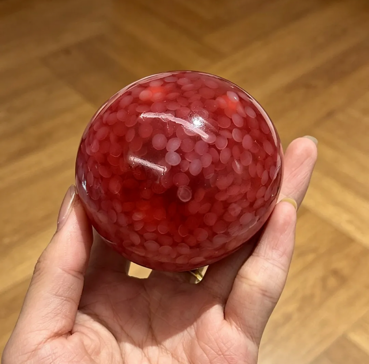 食べ物系デザイン ハンドメイドボール ゴム質触感