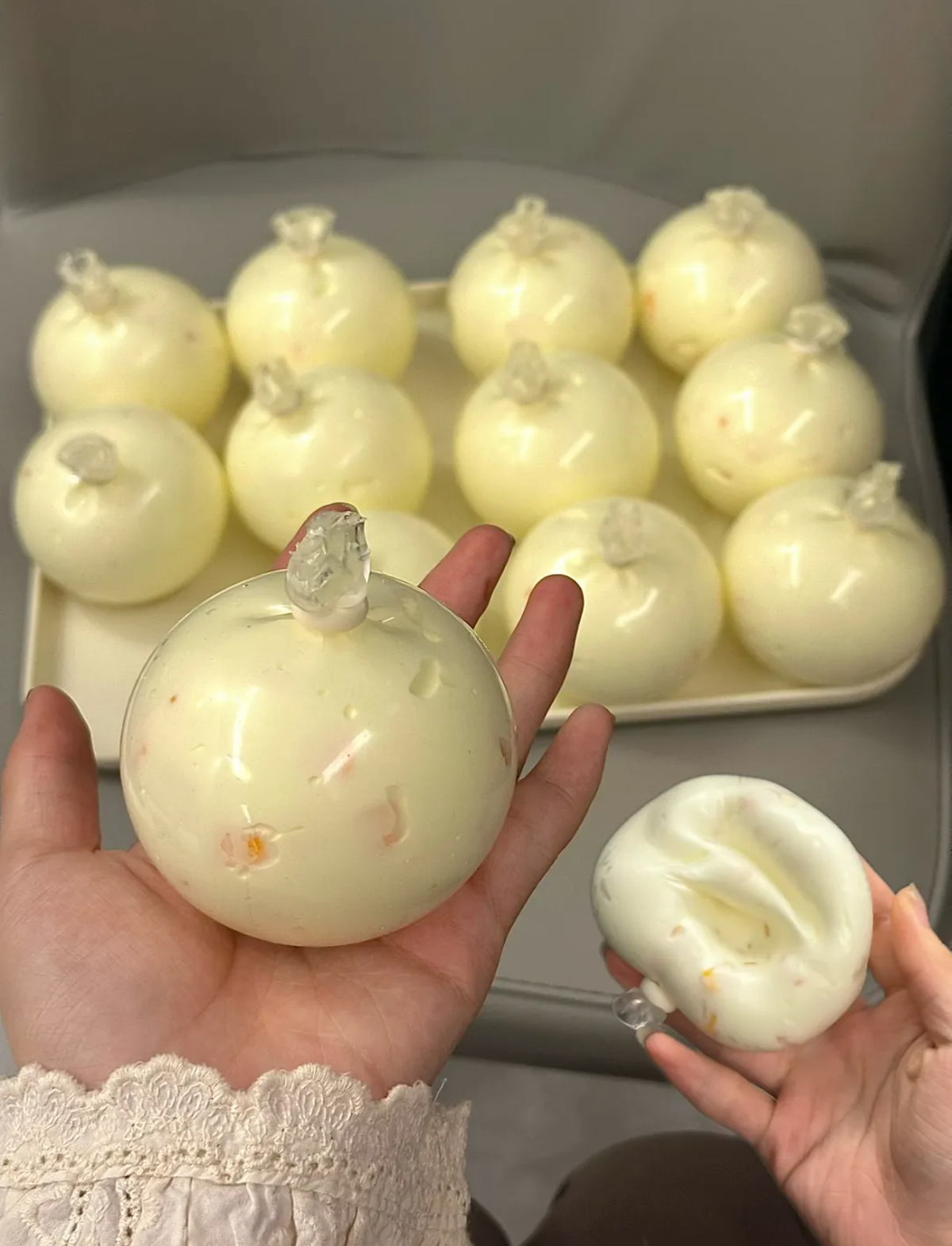 食べ物系デザイン ハンドメイドボール ゴム質触感